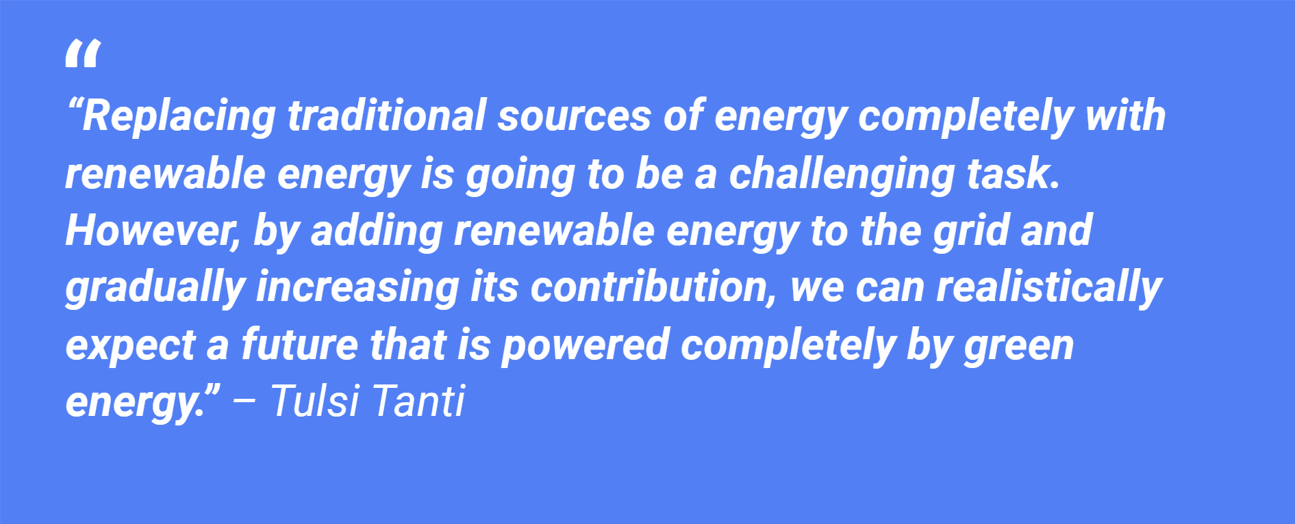 Renewable quote 3